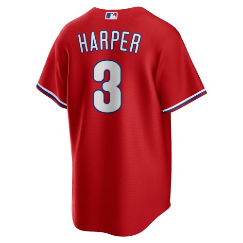 Bryce Harper Philadelphia Phillies Nike Alternate Replica Player Name Jersey - Red Bryce Harper Philadelphia Phillies Nike Alternate Replica Player Name Jersey - Red