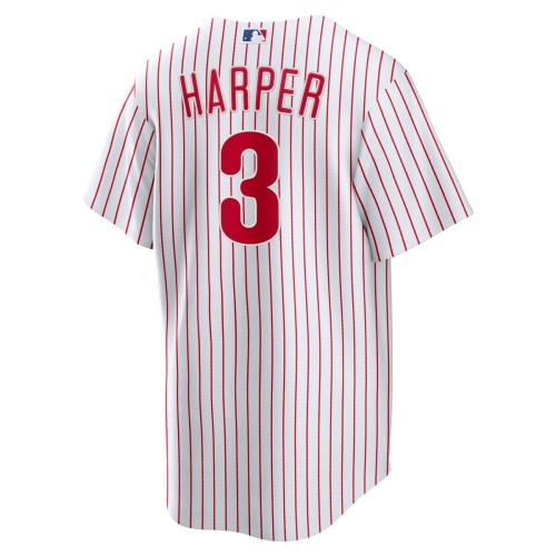 Bryce Harper Philadelphia Phillies Nike Home Replica Player Name Jersey - White Bryce Harper Philadelphia Phillies Nike Home Replica Player Name Jersey - White