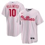 JT Realmuto Philadelphia Phillies Nike Home Replica Player Name Jersey - White JT Realmuto Philadelphia Phillies Nike Home Replica Player Name Jersey - White