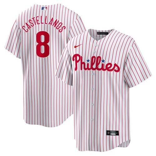 Nick Castellanos Philadelphia Phillies Nike Replica Player Jersey - White Nick Castellanos Philadelphia Phillies Nike Replica Player Jersey - White