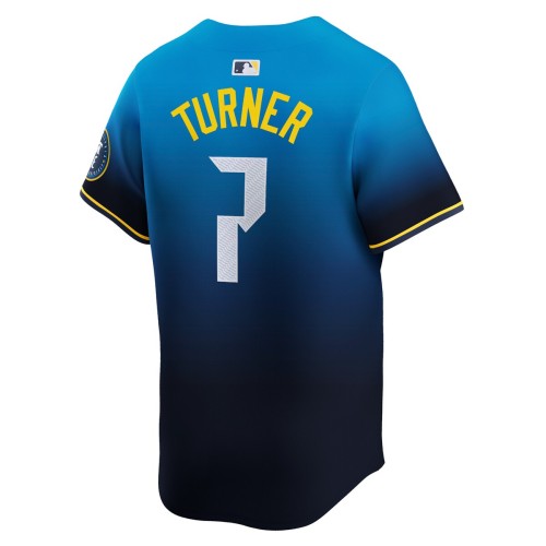 Trea Turner Philadelphia Phillies Nike 2024 City Connect Limited Player Jersey - Blue Trea Turner Philadelphia Phillies Nike 2024 City Connect Limited Player Jersey - Blue