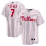 Trea Turner Philadelphia Phillies Nike Home Replica Player Jersey - White Trea Turner Philadelphia Phillies Nike Home Replica Player Jersey - White