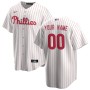 Philadelphia Phillies Nike Home Replica Custom Jersey - White Philadelphia Phillies Nike Home Replica Custom Jersey - White