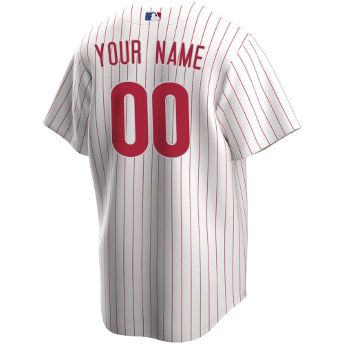 Philadelphia Phillies Nike Home Replica Custom Jersey - White Philadelphia Phillies Nike Home Replica Custom Jersey - White