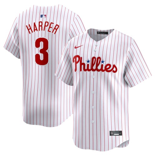 Bryce Harper Philadelphia Phillies Nike Youth Home Limited Player Jersey - White Bryce Harper Philadelphia Phillies Nike Youth Home Limited Player Jersey - White