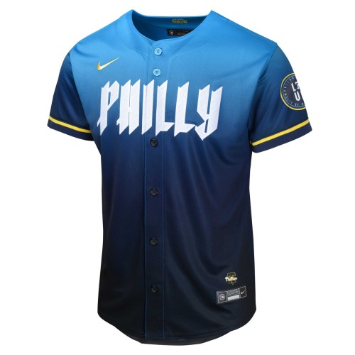 Zack Wheeler Philadelphia Phillies Nike Youth 2024 City Connect Limited Player Jersey - Blue Zack Wheeler Philadelphia Phillies Nike Youth 2024 City Connect Limited Player Jersey - Blue