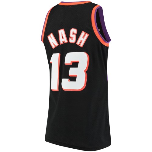 Steve Nash Phoenix Suns Throwback 1996-97 Hardwood Classics Swingman Jersey - Black
