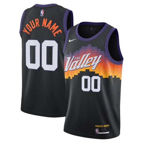 Phoenix Suns Nike 2020/21 Swingman Custom Jersey Black - City Edition Phoenix Suns Nike 2020/21 Swingman Custom Jersey Black - City Edition