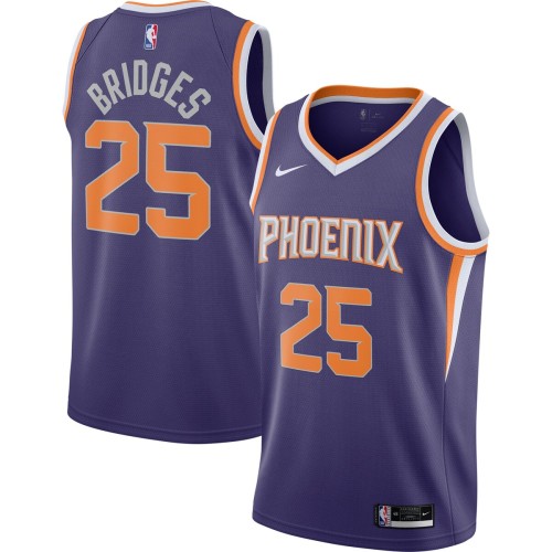 Mikal Bridges Phoenix Suns Nike 2020/21 Swingman Player Jersey - Icon Edition - Purple Mikal Bridges Phoenix Suns Nike 2020/21 Swingman Player Jersey - Icon Edition - Purple