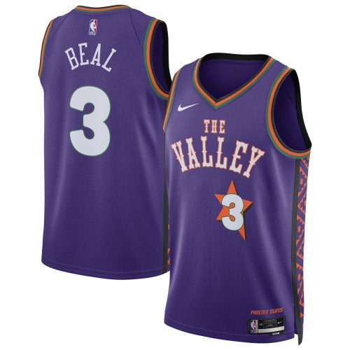 Bradley Beal Phoenix Suns Nike Unisex 2024/25 Swingman Player Jersey - City Edition - Purple Bradley Beal Phoenix Suns Nike Unisex 2024/25 Swingman Player Jersey - City Edition - Purple