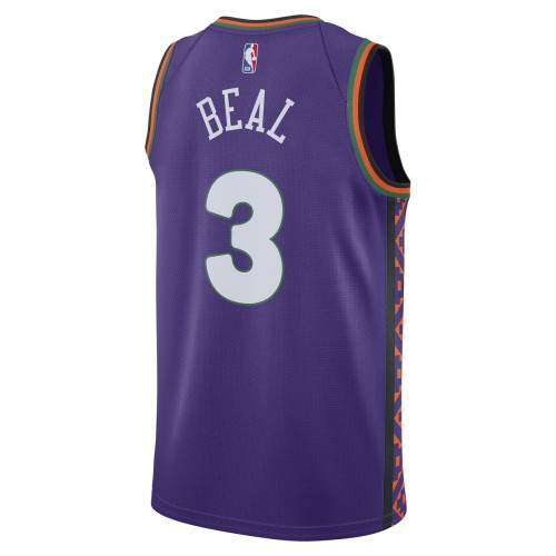 Bradley Beal Phoenix Suns Nike Unisex 2024/25 Swingman Player Jersey - City Edition - Purple Bradley Beal Phoenix Suns Nike Unisex 2024/25 Swingman Player Jersey - City Edition - Purple