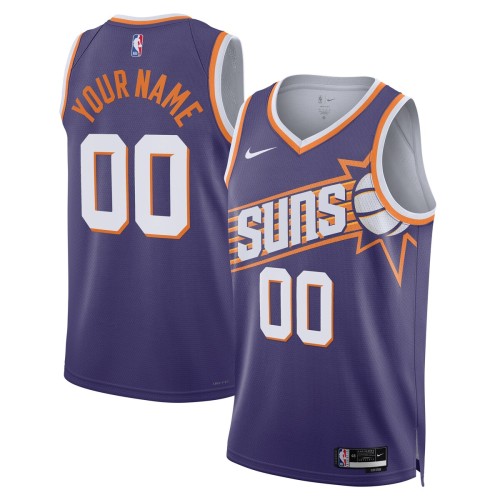 Phoenix Suns Nike Unisex Swingman Custom Jersey - Purple - Icon Edition Phoenix Suns Nike Unisex Swingman Custom Jersey - Purple - Icon Edition