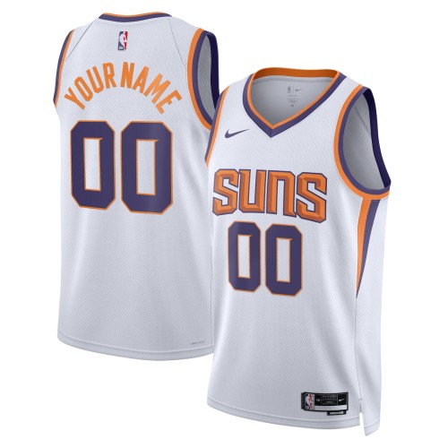 Phoenix Suns Nike Unisex 2022/23 Swingman Custom Jersey White - Association Edition Phoenix Suns Nike Unisex 2022/23 Swingman Custom Jersey White - Association Edition