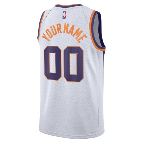 Phoenix Suns Nike Unisex 2022/23 Swingman Custom Jersey White - Association Edition Phoenix Suns Nike Unisex 2022/23 Swingman Custom Jersey White - Association Edition