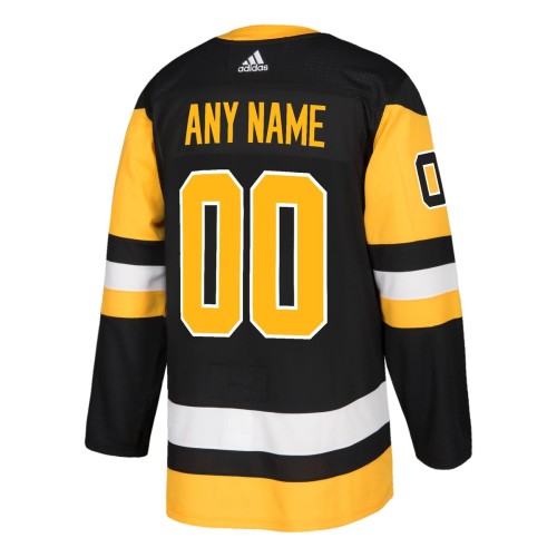 Pittsburgh Penguins adidas Authentic Custom Jersey - Black Pittsburgh Penguins adidas Authentic Custom Jersey - Black