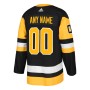 Pittsburgh Penguins adidas Authentic Custom Jersey - Black Pittsburgh Penguins adidas Authentic Custom Jersey - Black