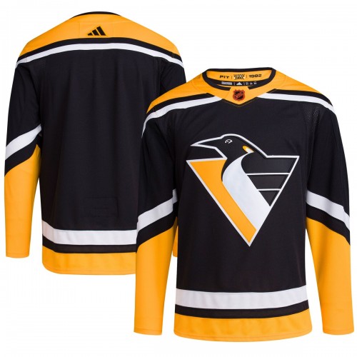 Pittsburgh Penguins adidas Reverse Retro 2.0 Authentic Blank Jersey - Black Pittsburgh Penguins adidas Reverse Retro 2.0 Authentic Blank Jersey - Black