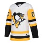 Pittsburgh Penguins adidas Authentic Custom Jersey - White Pittsburgh Penguins adidas Authentic Custom Jersey - White