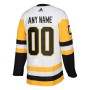 Pittsburgh Penguins adidas Authentic Custom Jersey - White Pittsburgh Penguins adidas Authentic Custom Jersey - White