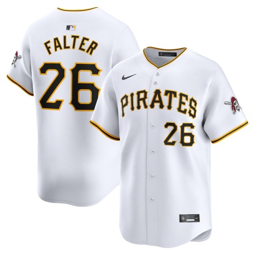 Bailey Falter Pittsburgh Pirates Nike Home Limited Player Jersey – White Bailey Falter Pittsburgh Pirates Nike Home Limited Player Jersey – White