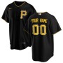 Pittsburgh Pirates Nike Alternate Replica Custom Jersey - Black Pittsburgh Pirates Nike Alternate Replica Custom Jersey - Black