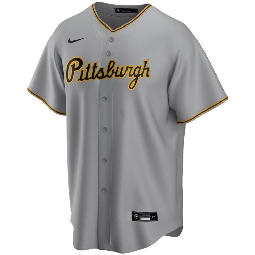 Pittsburgh Pirates Nike Away Replica Team Jersey - Gray Pittsburgh Pirates Nike Away Replica Team Jersey - Gray
