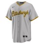 Pittsburgh Pirates Nike Road Custom Replica Jersey - Gray Pittsburgh Pirates Nike Road Custom Replica Jersey - Gray