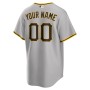 Pittsburgh Pirates Nike Road Custom Replica Jersey - Gray Pittsburgh Pirates Nike Road Custom Replica Jersey - Gray