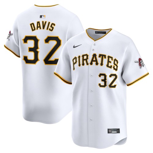 Henry Davis Pittsburgh Pirates Nike Home Limited Player Jersey – White Henry Davis Pittsburgh Pirates Nike Home Limited Player Jersey – White