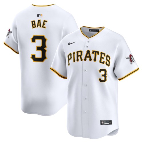 Ji-Hwan Bae Pittsburgh Pirates Nike Home Limited Player Jersey - White Ji-Hwan Bae Pittsburgh Pirates Nike Home Limited Player Jersey - White