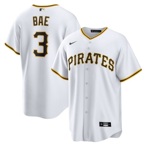 Ji-Hwan Bae Pittsburgh Pirates Nike Replica Player Jersey - White Ji-Hwan Bae Pittsburgh Pirates Nike Replica Player Jersey - White