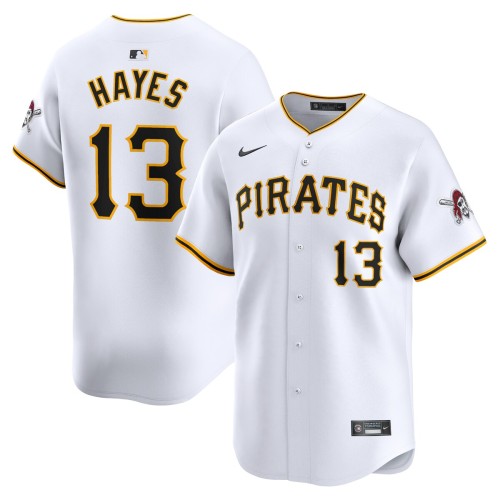 Ke'Bryan Hayes Pittsburgh Pirates Nike Home Limited Player Jersey - White Ke'Bryan Hayes Pittsburgh Pirates Nike Home Limited Player Jersey - White