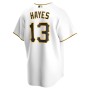 Ke'Bryan Hayes Pittsburgh Pirates Nike Home Replica Jersey - White Ke'Bryan Hayes Pittsburgh Pirates Nike Home Replica Jersey - White