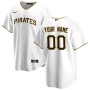 Pittsburgh Pirates Nike Home Replica Custom Jersey - White Pittsburgh Pirates Nike Home Replica Custom Jersey - White