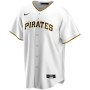 Pittsburgh Pirates Nike Home Replica Custom Jersey - White Pittsburgh Pirates Nike Home Replica Custom Jersey - White