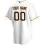 Pittsburgh Pirates Nike Home Replica Custom Jersey - White Pittsburgh Pirates Nike Home Replica Custom Jersey - White