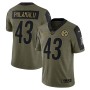 Troy Polamalu Pittsburgh Steelers Nike 2021 Salute To Service Retired Player Limited Jersey - Olive Troy Polamalu Pittsburgh Steelers Nike 2021 Salute To Service Retired Player Limited Jersey - Olive