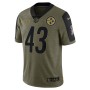 Troy Polamalu Pittsburgh Steelers Nike 2021 Salute To Service Retired Player Limited Jersey - Olive Troy Polamalu Pittsburgh Steelers Nike 2021 Salute To Service Retired Player Limited Jersey - Olive