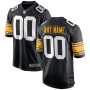 Pittsburgh Steelers Nike Alternate Custom Game Jersey - Black Pittsburgh Steelers Nike Alternate Custom Game Jersey - Black
