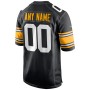 Pittsburgh Steelers Nike Alternate Custom Game Jersey - Black Pittsburgh Steelers Nike Alternate Custom Game Jersey - Black