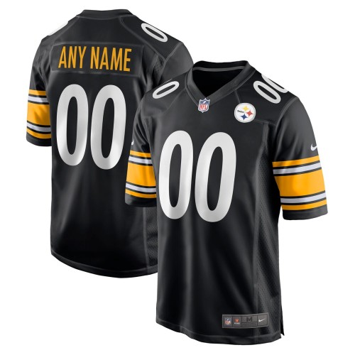 Pittsburgh Steelers Nike Game Custom Player Jersey - Black Pittsburgh Steelers Nike Game Custom Player Jersey - Black