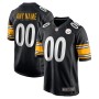 Pittsburgh Steelers Nike Game Custom Player Jersey - Black Pittsburgh Steelers Nike Game Custom Player Jersey - Black