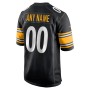 Pittsburgh Steelers Nike Game Custom Player Jersey - Black Pittsburgh Steelers Nike Game Custom Player Jersey - Black