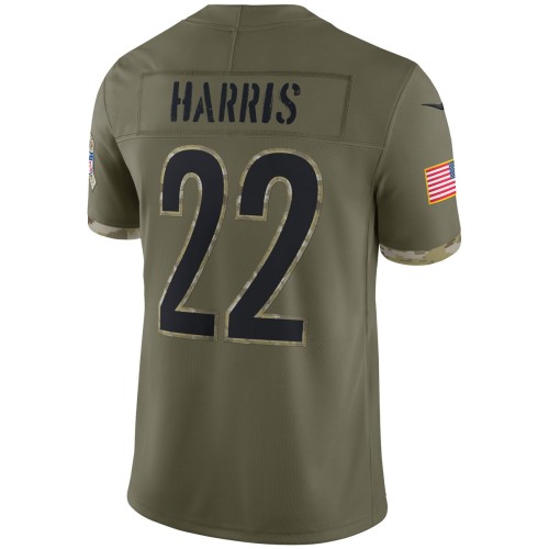 Najee Harris Pittsburgh Steelers Nike 2022 Salute To Service Limited Jersey - Olive Najee Harris Pittsburgh Steelers Nike 2022 Salute To Service Limited Jersey - Olive