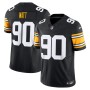 T.J. Watt Pittsburgh Steelers Nike Vapor F.U.S.E. Limited Alternate 1 Jersey - Black T.J. Watt Pittsburgh Steelers Nike Vapor F.U.S.E. Limited Alternate 1 Jersey - Black
