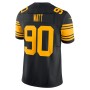 T.J. Watt Pittsburgh Steelers Nike Vapor F.U.S.E. Limited Alternate 2 Jersey - Black T.J. Watt Pittsburgh Steelers Nike Vapor F.U.S.E. Limited Alternate 2 Jersey - Black
