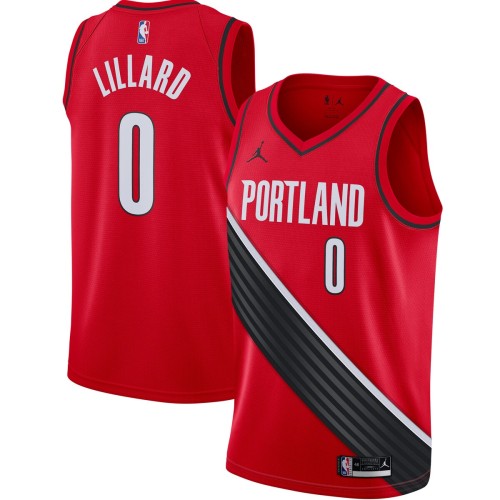 Damian Lillard Portland Trail Blazers Jordan Brand 2020/21 Swingman Jersey - Statement Edition - Red Damian Lillard Portland Trail Blazers Jordan Brand 2020/21 Swingman Jersey - Statement Edition - Red
