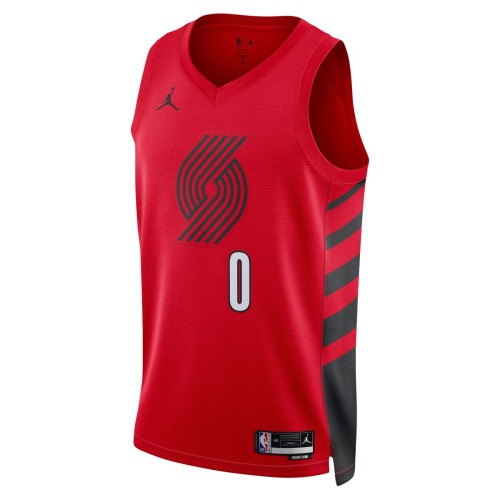 Damian Lillard Portland Trail Blazers Jordan Brand 2022/23 Statement Edition Swingman Jersey - Red Damian Lillard Portland Trail Blazers Jordan Brand 2022/23 Statement Edition Swingman Jersey - Red