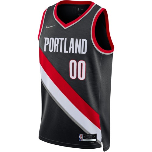 Portland Trail Blazers Nike 2021/22 Diamond Swingman Custom Jersey - Icon Edition - Black Portland Trail Blazers Nike 2021/22 Diamond Swingman Custom Jersey - Icon Edition - Black