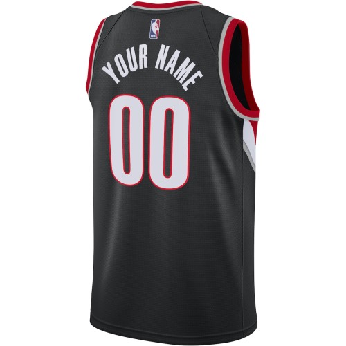 Portland Trail Blazers Nike Swingman Custom Jersey Black - Icon Edition Portland Trail Blazers Nike Swingman Custom Jersey Black - Icon Edition